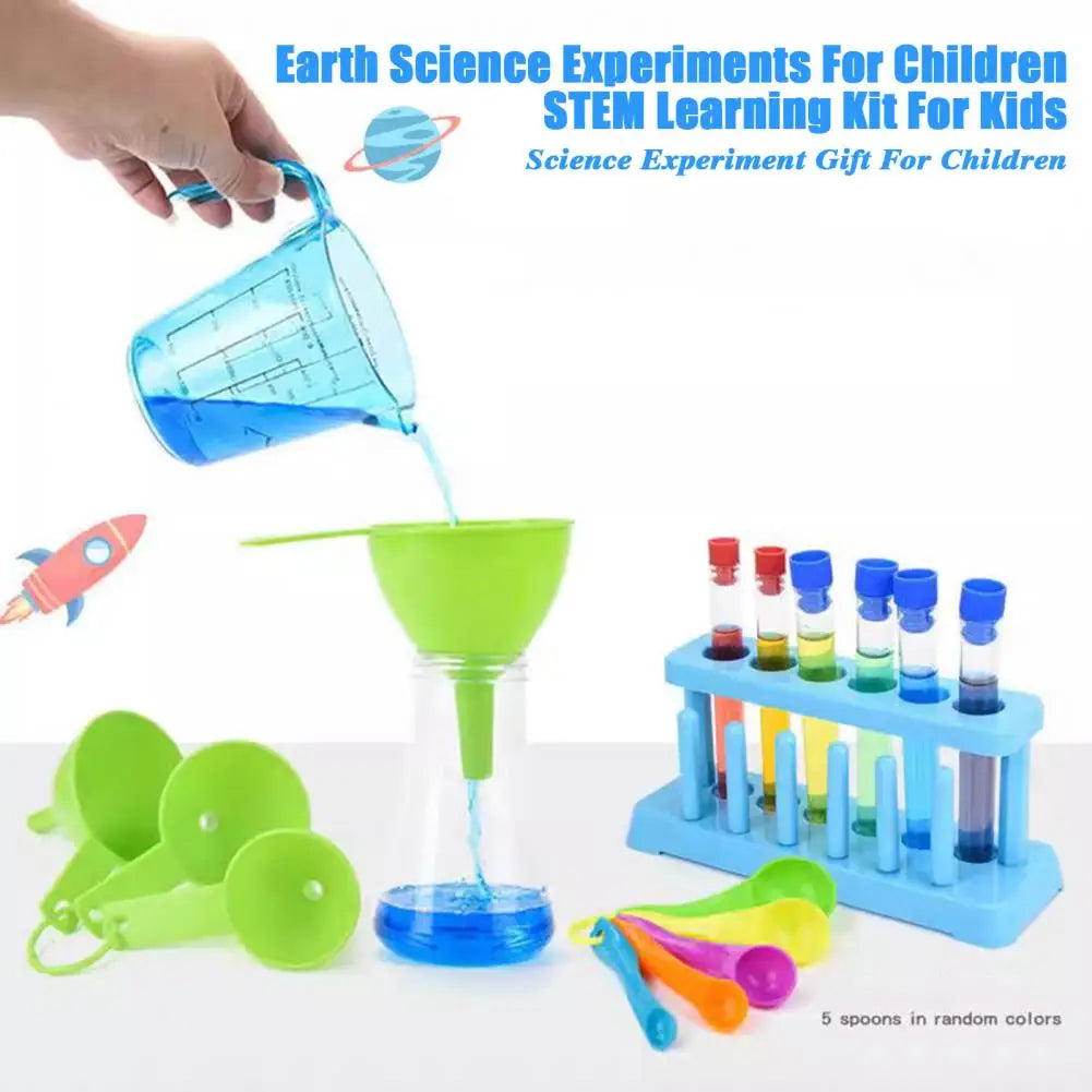 1 Set Science Experiment Kits 19 Chemistry Experiments Scientists Role Play STEM Educational Toy DIY Science Lab Kit