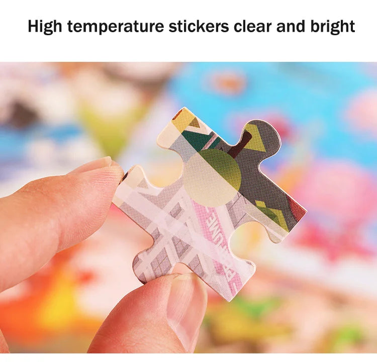 Puzzle 3D Montessori Animaux en Bois - 30 Pièces