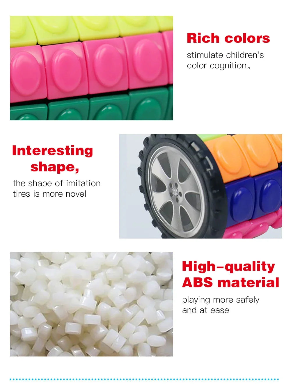 Creative 3D Rotating Slid Cube Puzzle Color Tower Decompression Novel Cube Child Puzzle Toy Parent-child Montessori Prop Gift