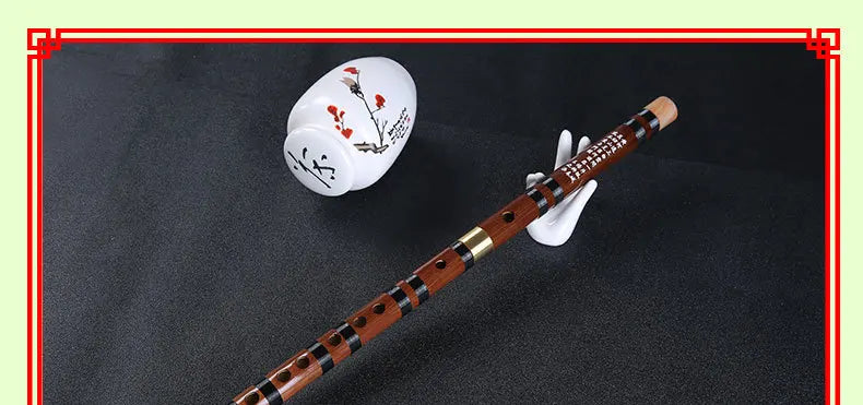 Wind Transverse Flute Small Mini Flute Chinese Traditional Professional Musical Instrument Climber Accessories Music Oud Block