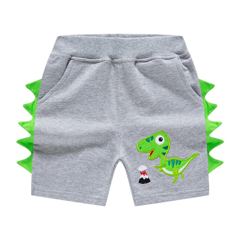 Short Garçon Sport Broderie Dinosaure