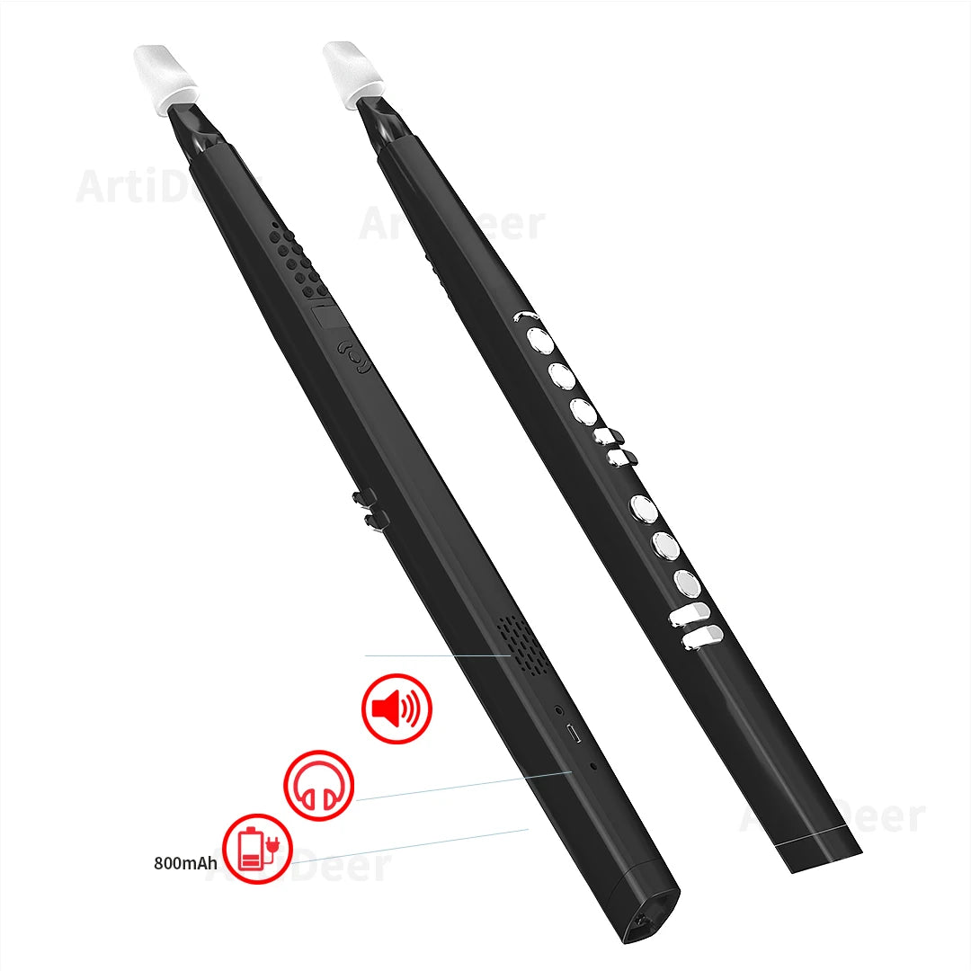 Mini Digital Electronic Wind Saxophone Instrument Blowpipe Sax Flute Clarinet Trumpet Recorder Professional Musical Instruments