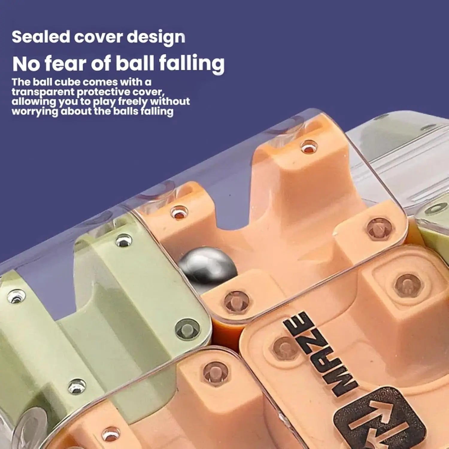 3D Puzzle Maze Cube Engaging Brain Teaser Toy Stress Relief Logic Development Educational Gift For Adults Teens Birthday