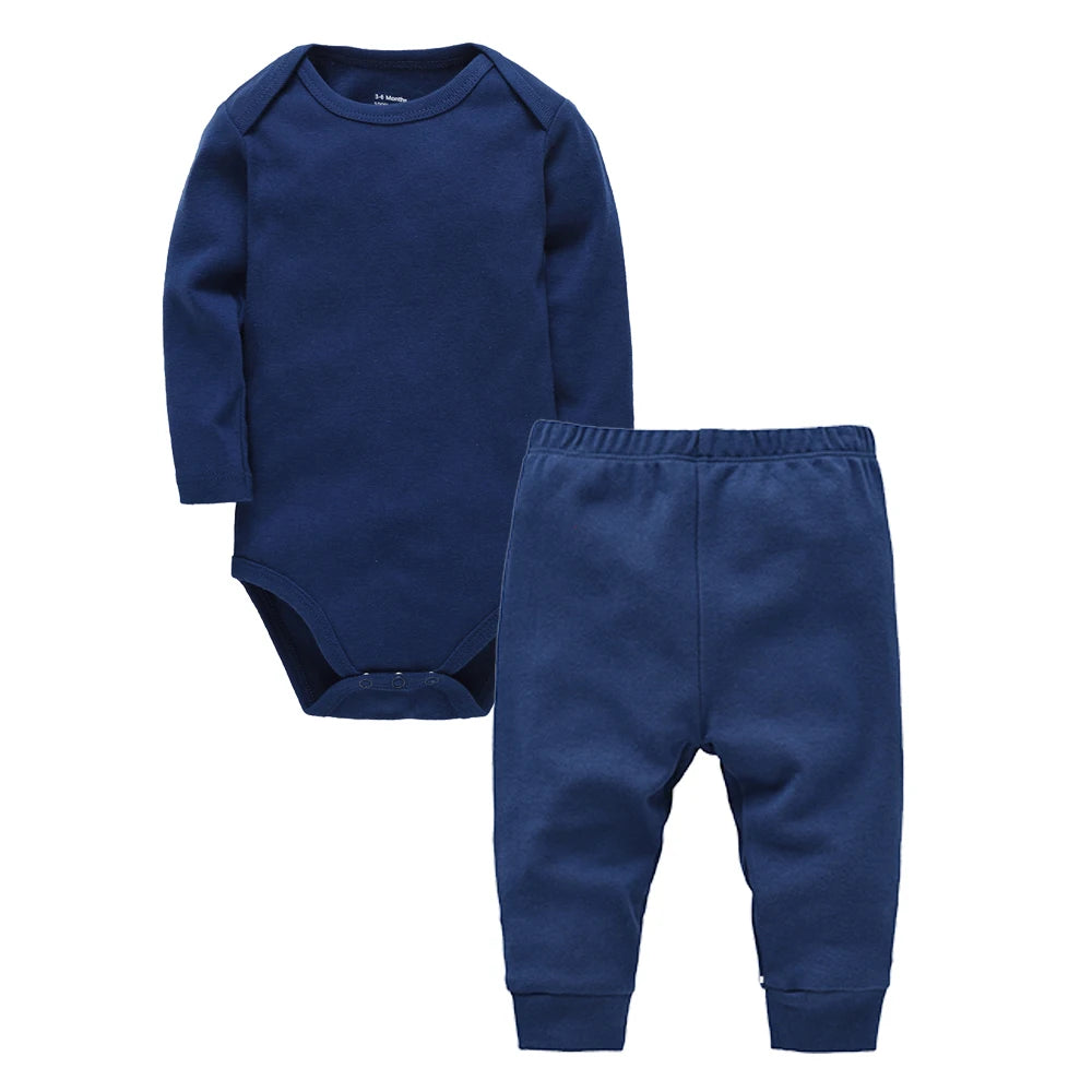 Ensemble Bébé 2 Pièces Coton Body + Pantalon