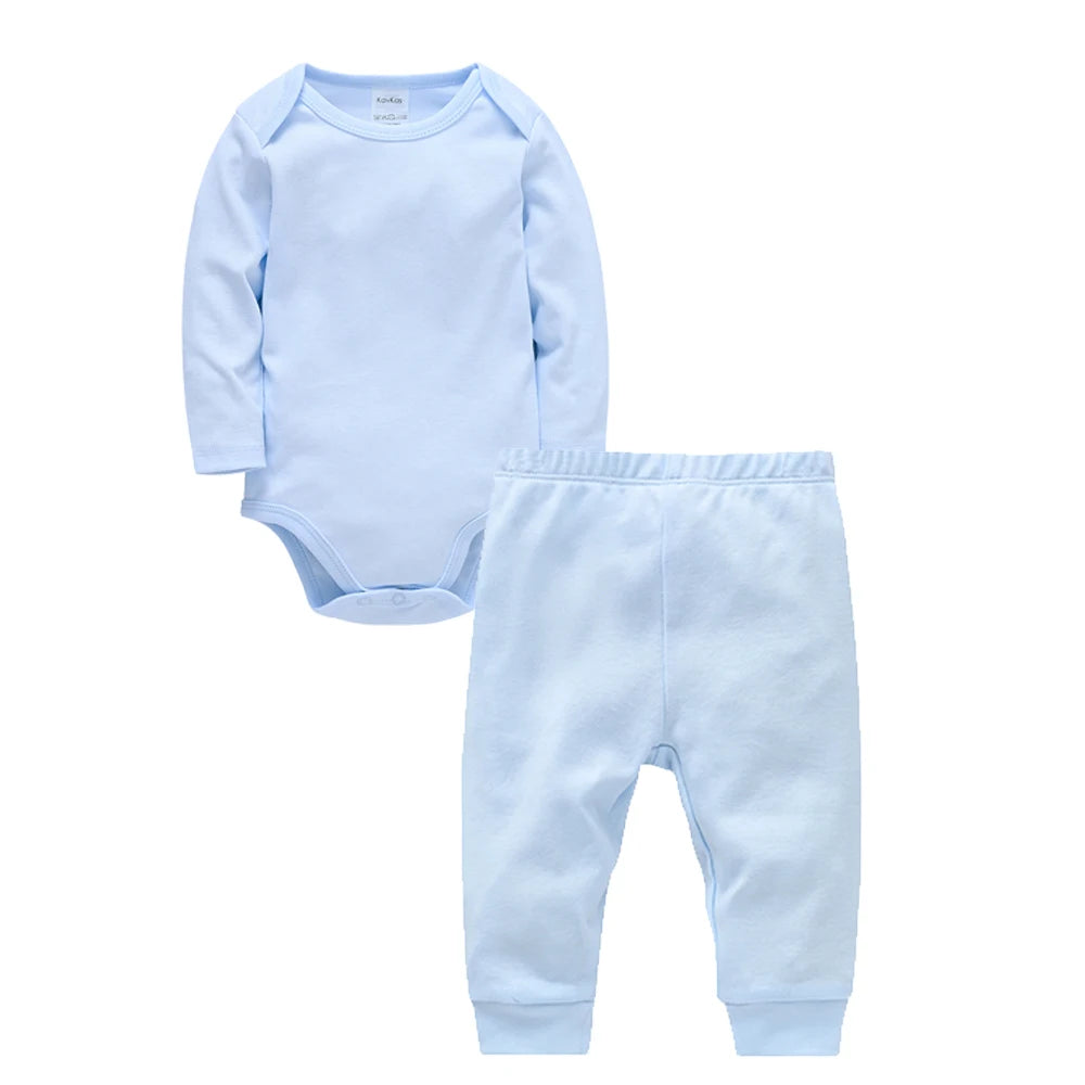 Ensemble Bébé 2 Pièces Coton Body + Pantalon