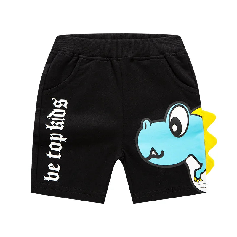 Short Garçon Sport Broderie Dinosaure