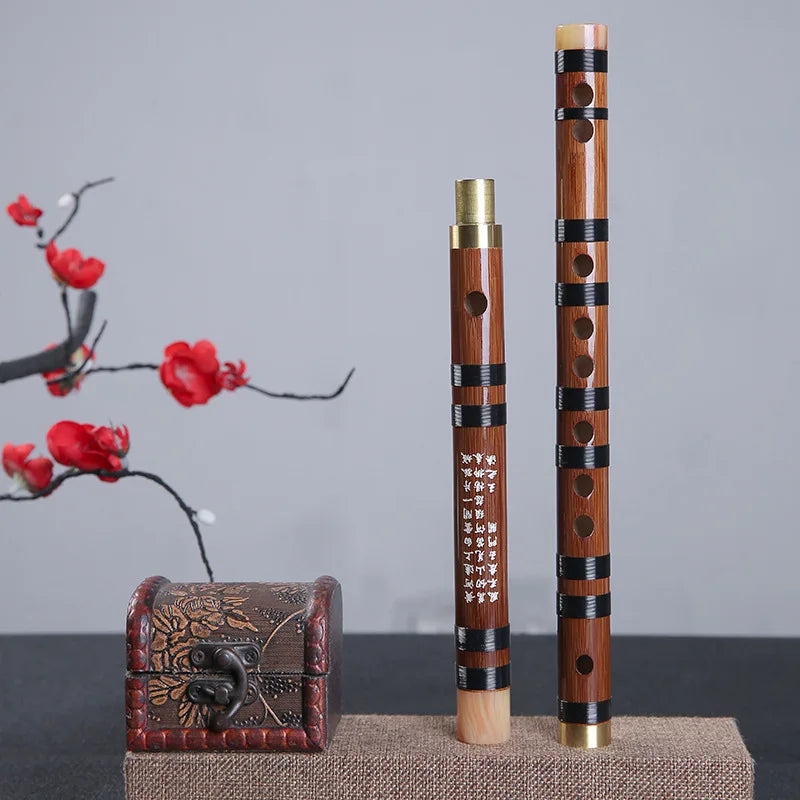 Wind Transverse Flute Small Mini Flute Chinese Traditional Professional Musical Instrument Climber Accessories Music Oud Block