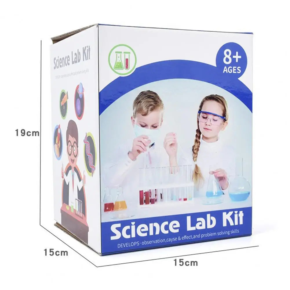 1 Set Science Experiment Kits 19 Chemistry Experiments Scientists Role Play STEM Educational Toy DIY Science Lab Kit