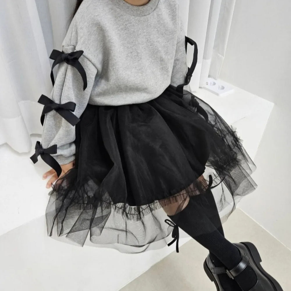 Ensemble Fille Automne Top + Jupe Tulle