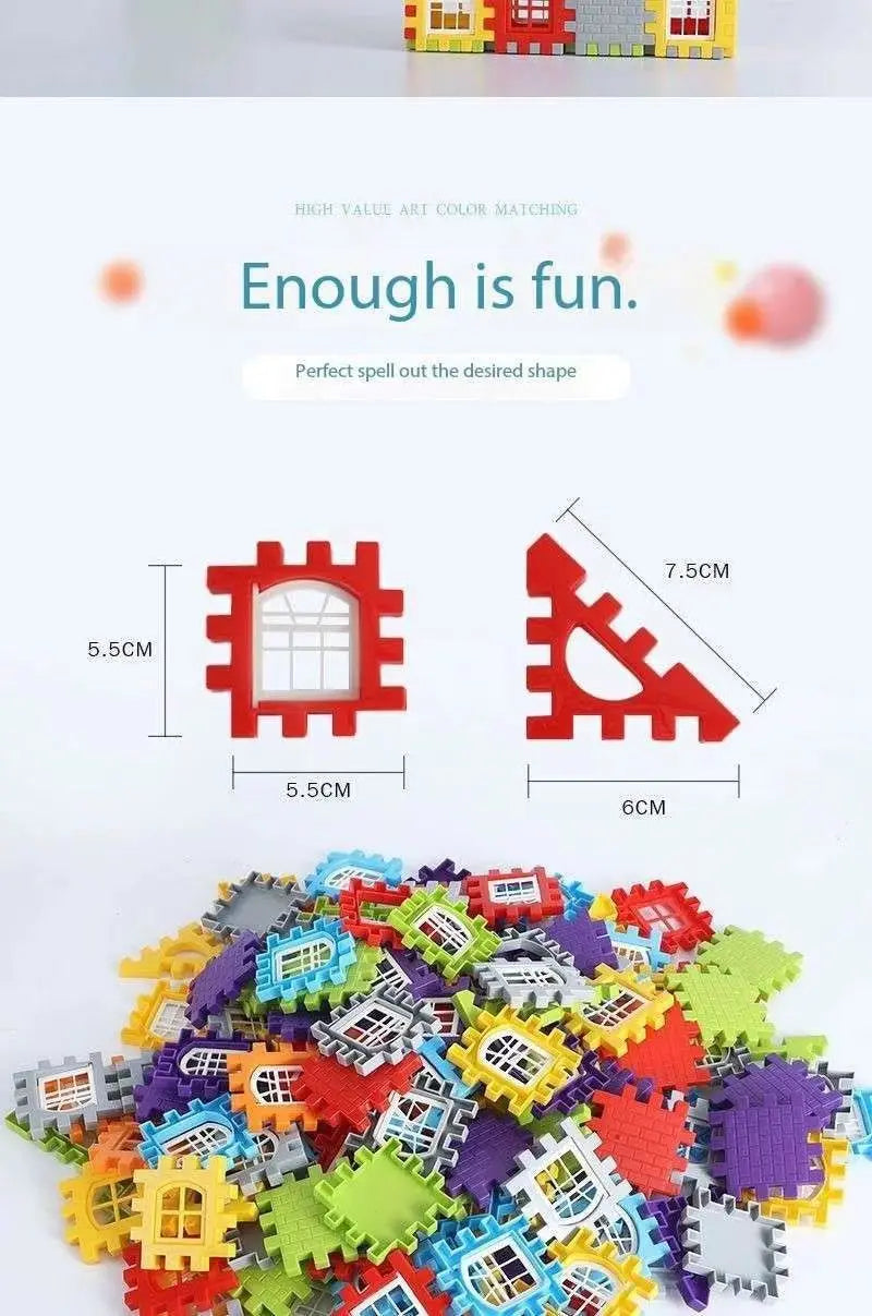 Children3D Puzzle Game Cube Block Toys Design Build Own Building Blocks Children's Educational Toys Parent-Child InteractionGift