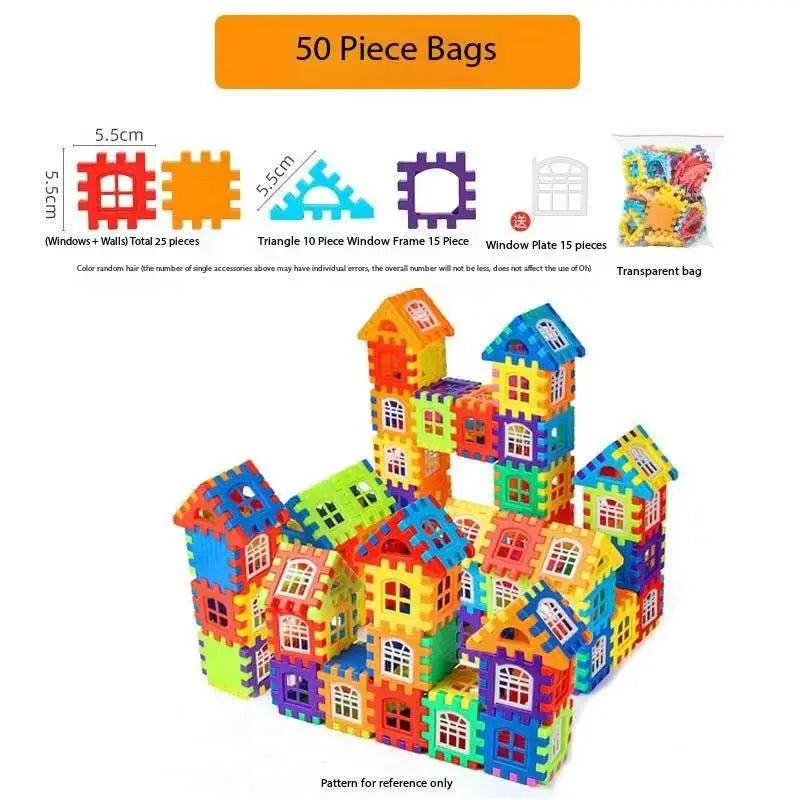 Children3D Puzzle Game Cube Block Toys Design Build Own Building Blocks Children's Educational Toys Parent-Child InteractionGift