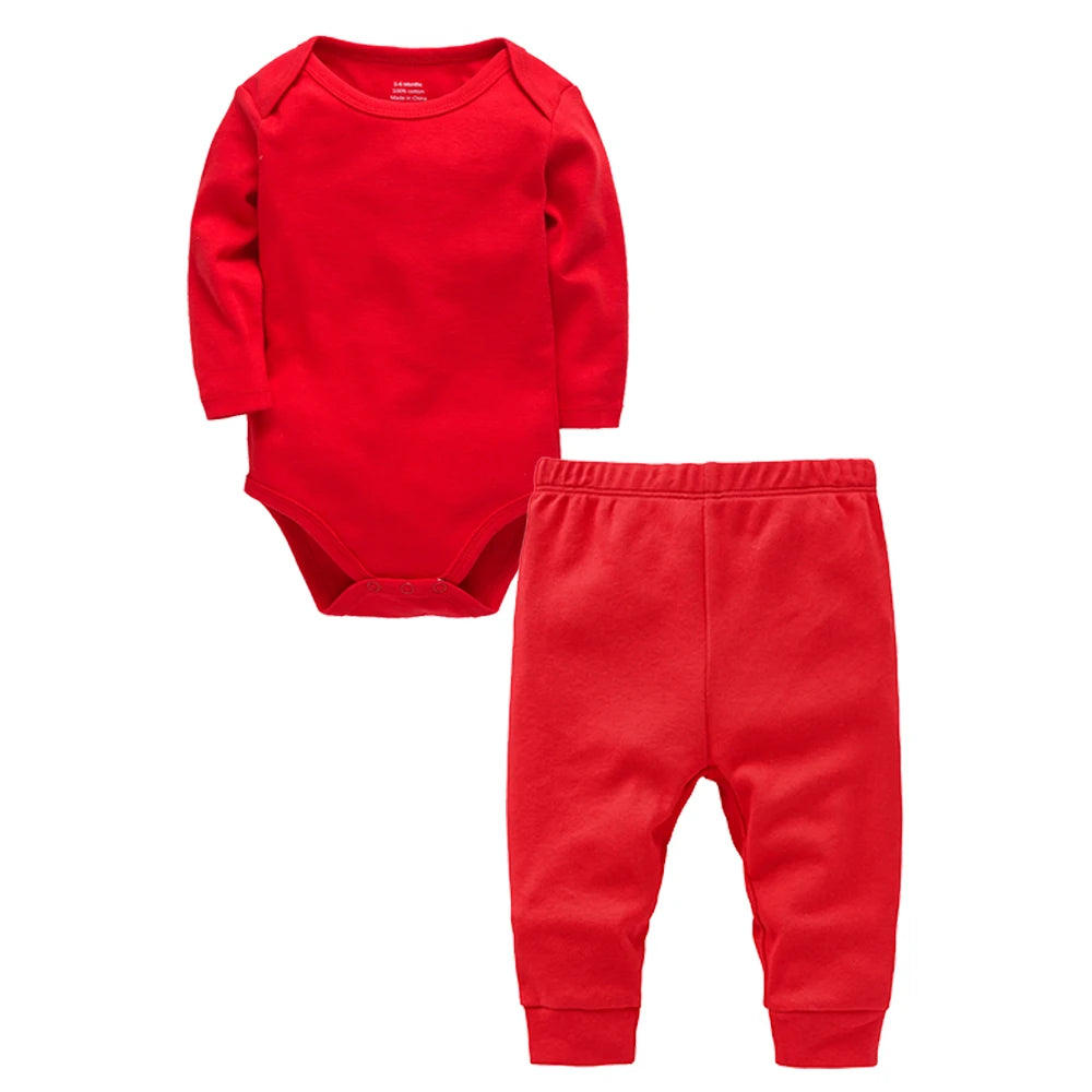 Ensemble Bébé 2 Pièces Coton Body + Pantalon