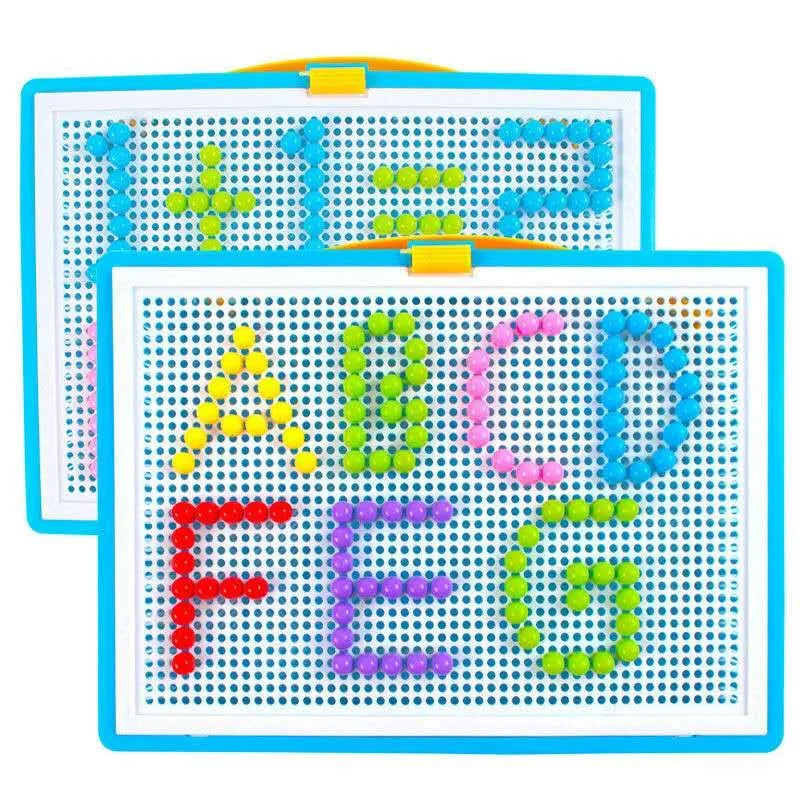 296pcs 3D Puzzle Educational STEM Toys, Mushroom Grain Design Boxed Building Board Games for Kids Learning Activities