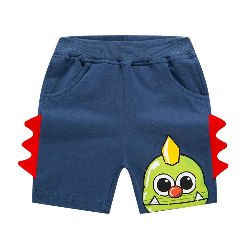 Short Garçon Sport Broderie Dinosaure