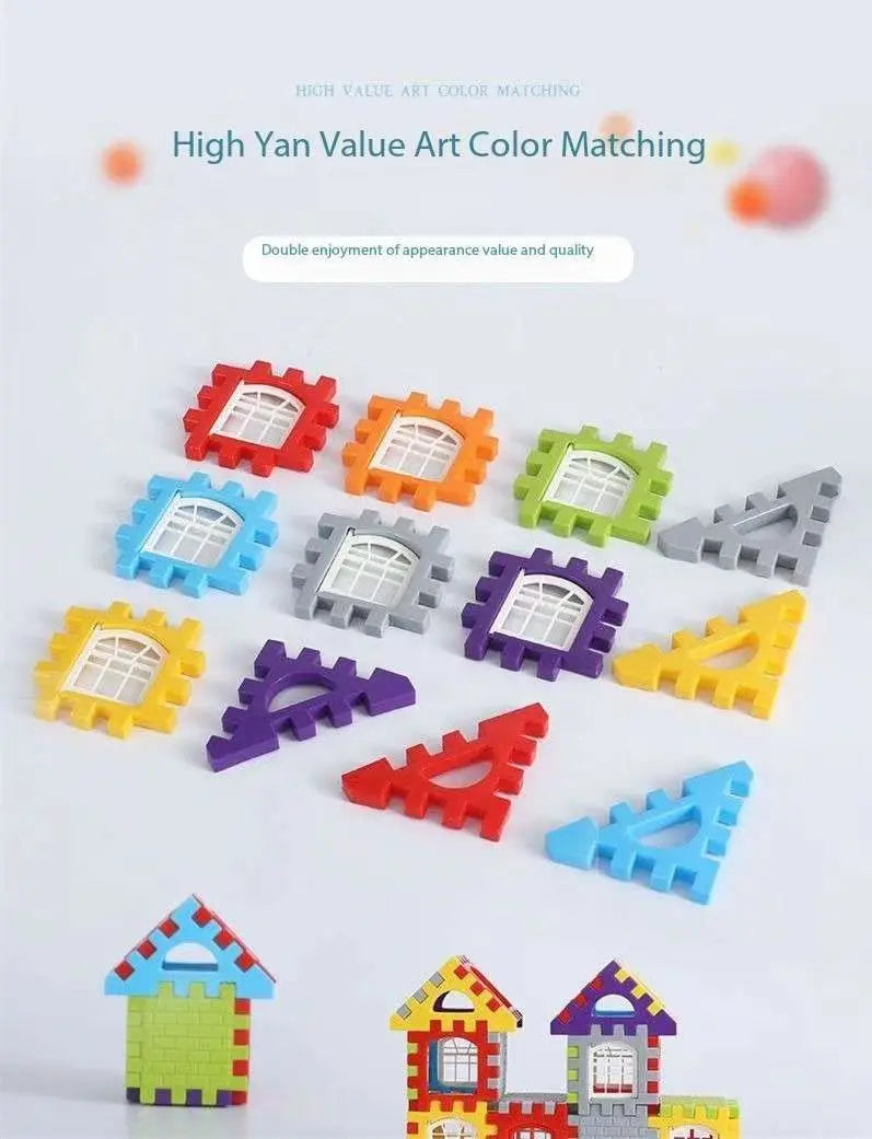 Children3D Puzzle Game Cube Block Toys Design Build Own Building Blocks Children's Educational Toys Parent-Child InteractionGift