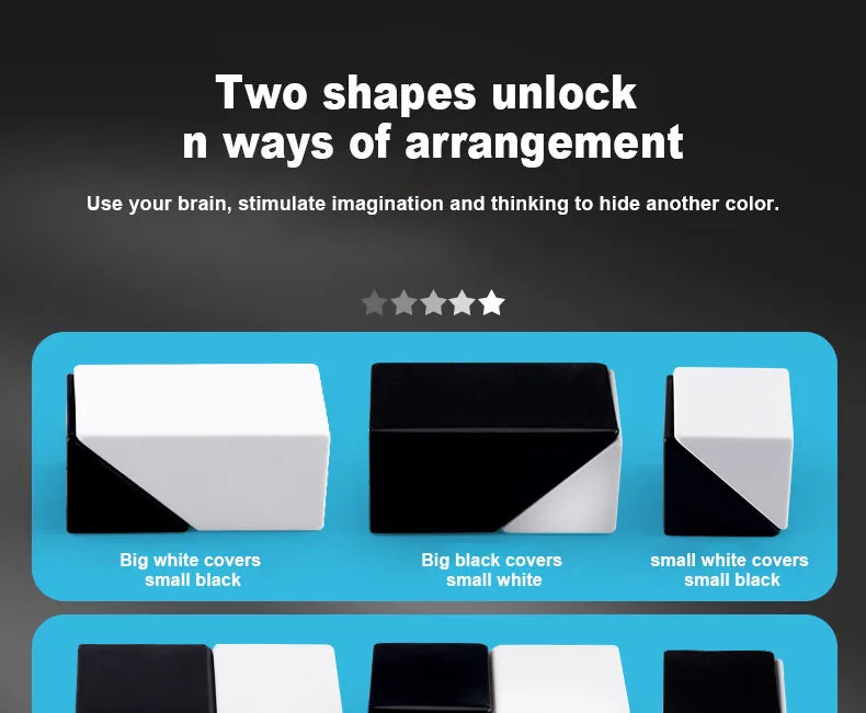 Block Puzzle, with Storage Tray Hidden Geometric Shape Pattern Jigsaw 3D Logic Thinking Training Desktop Game Toys