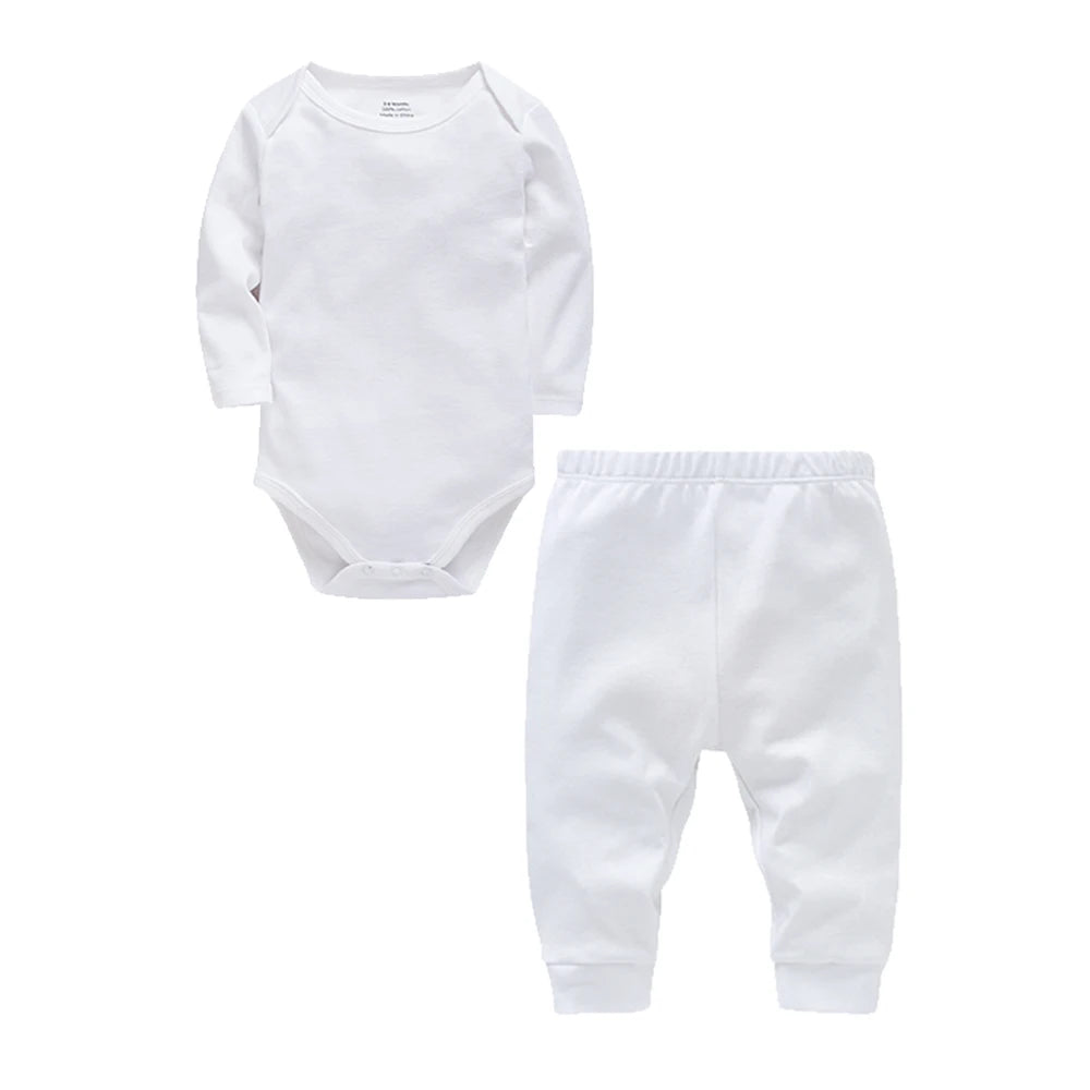 Ensemble Bébé 2 Pièces Coton Body + Pantalon