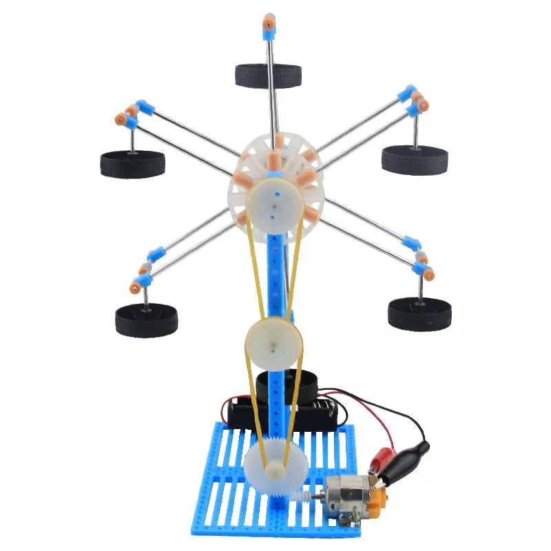 Kids Science Toy Technology Gadget Physics STEM Kit Electric Ferris Wheel Educational Toys for Children DIY Craft Toy