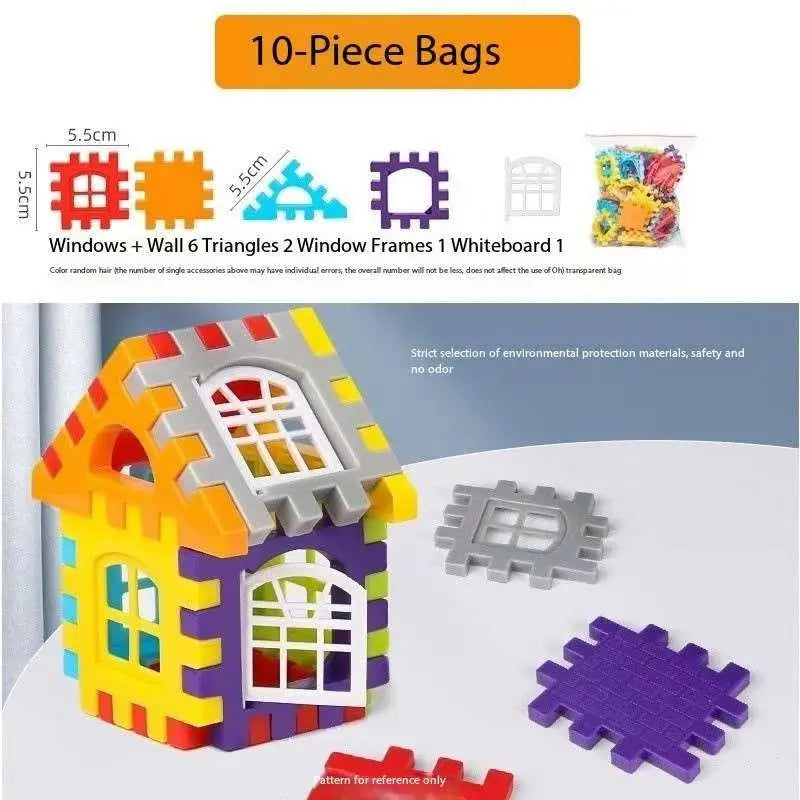 Children3D Puzzle Game Cube Block Toys Design Build Own Building Blocks Children's Educational Toys Parent-Child InteractionGift