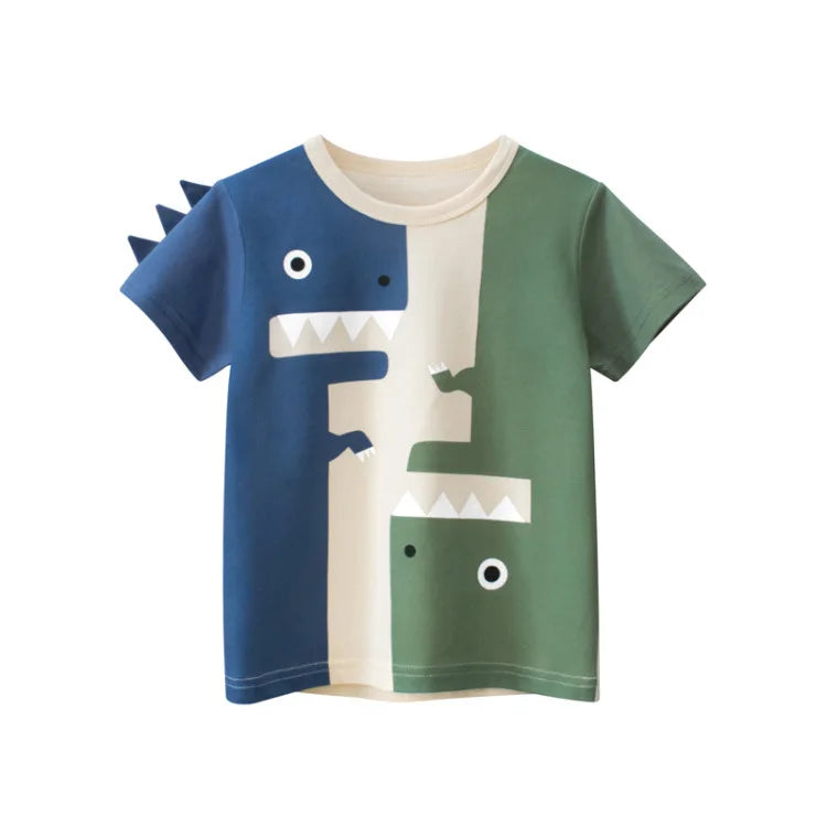 T-shirt Enfant Coton Cartoon Été