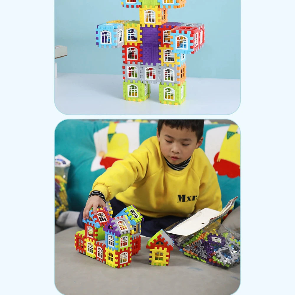 Children3D Puzzle Game Cube Block Toys Design Build Own Building Blocks Children's Educational Toys Parent-Child InteractionGift