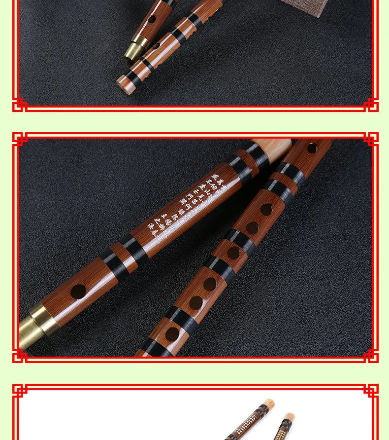 Wind Transverse Flute Small Mini Flute Chinese Traditional Professional Musical Instrument Climber Accessories Music Oud Block