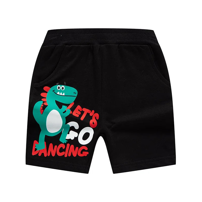 Short Garçon Sport Broderie Dinosaure