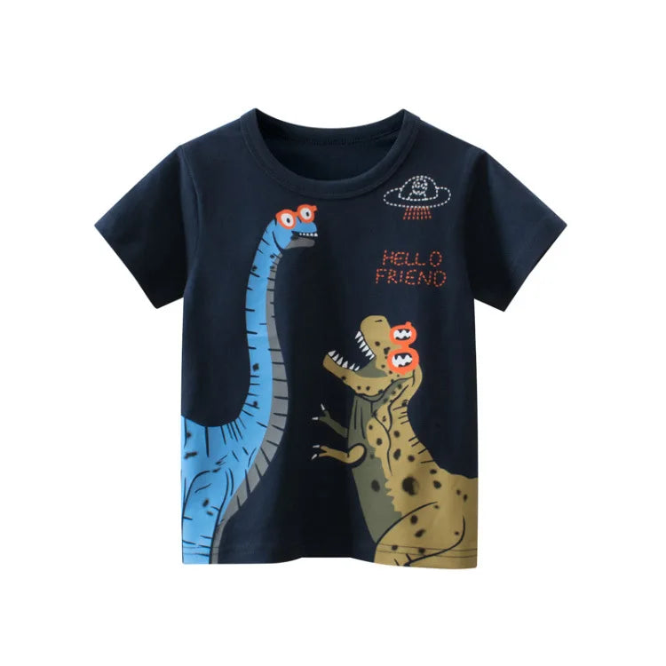 T-shirt Enfant Coton Cartoon Été
