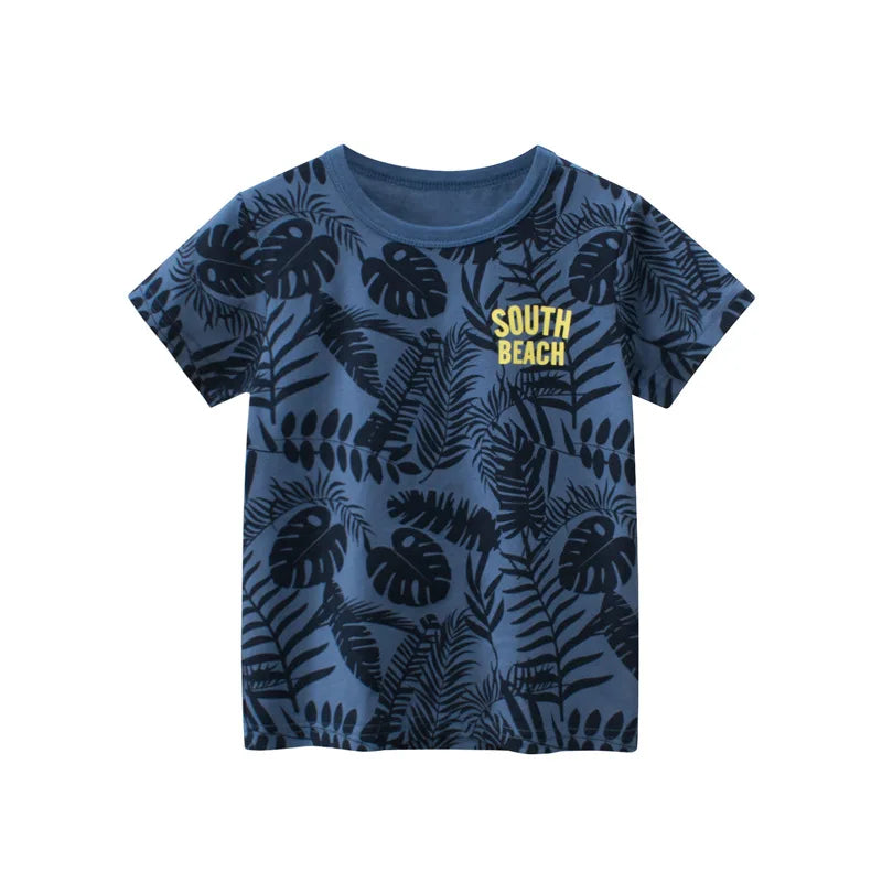 T-shirt Enfant Coton Cartoon Été