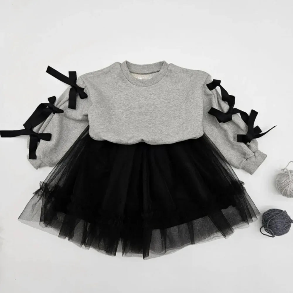 Ensemble Fille Automne Top + Jupe Tulle