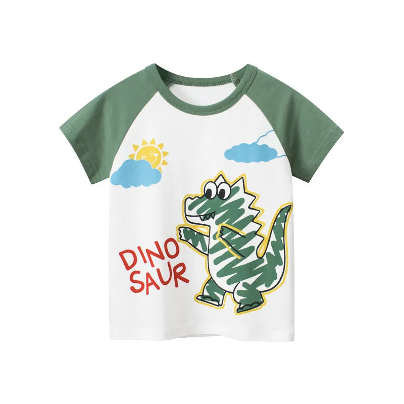 T-shirt Enfant Coton Cartoon Été