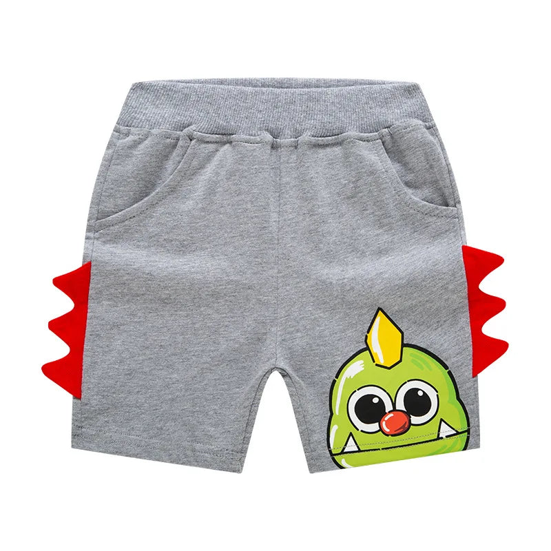 Short Garçon Sport Broderie Dinosaure
