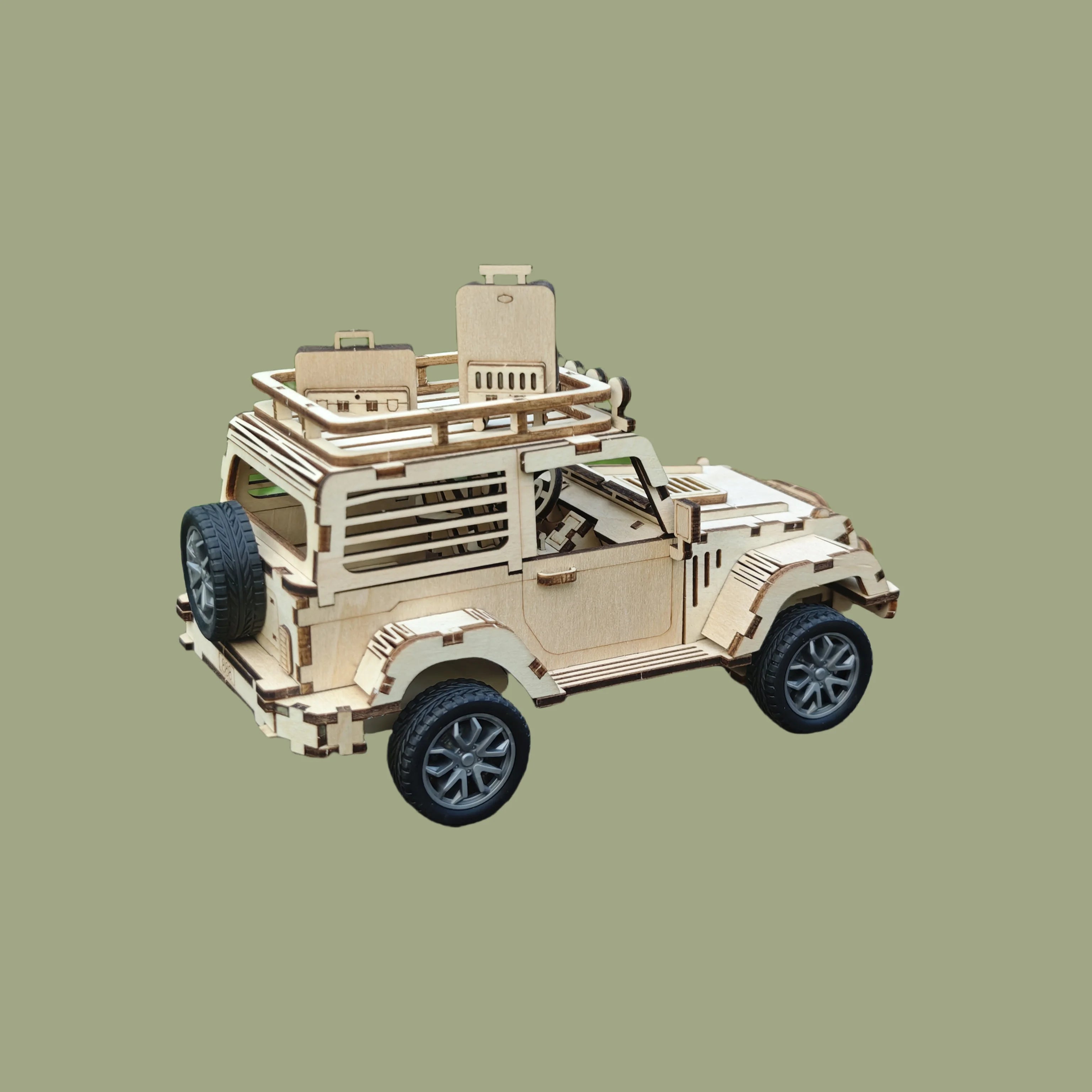 3D DIY Wooden Puzzle - Assembly, Thinking & Entertainment - Ideal Christmas, New Year & Birthday Gift