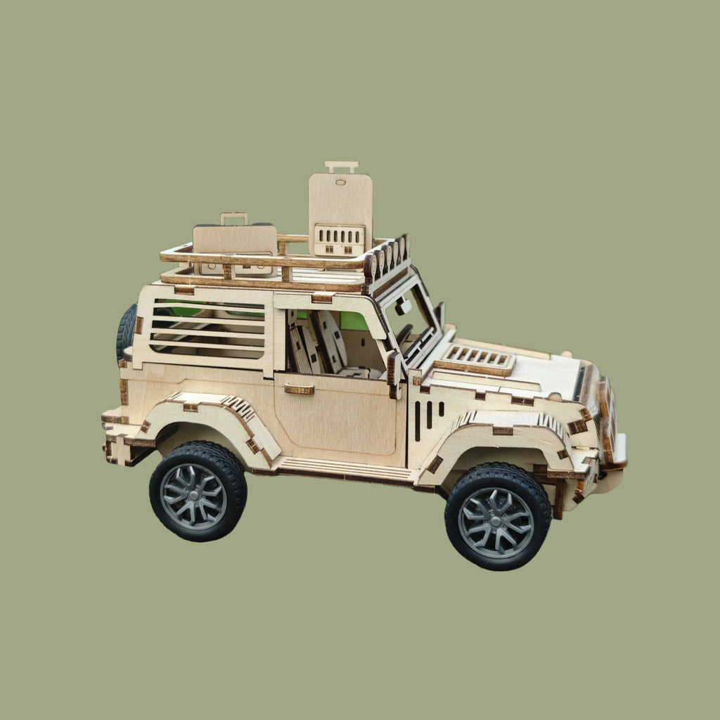 3D DIY Wooden Puzzle - Assembly, Thinking & Entertainment - Ideal Christmas, New Year & Birthday Gift