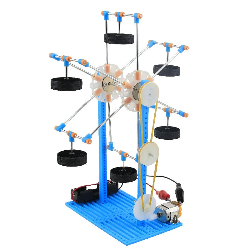 Kids Science Toy Technology Gadget Physics STEM Kit Electric Ferris Wheel Educational Toys for Children DIY Craft Toy