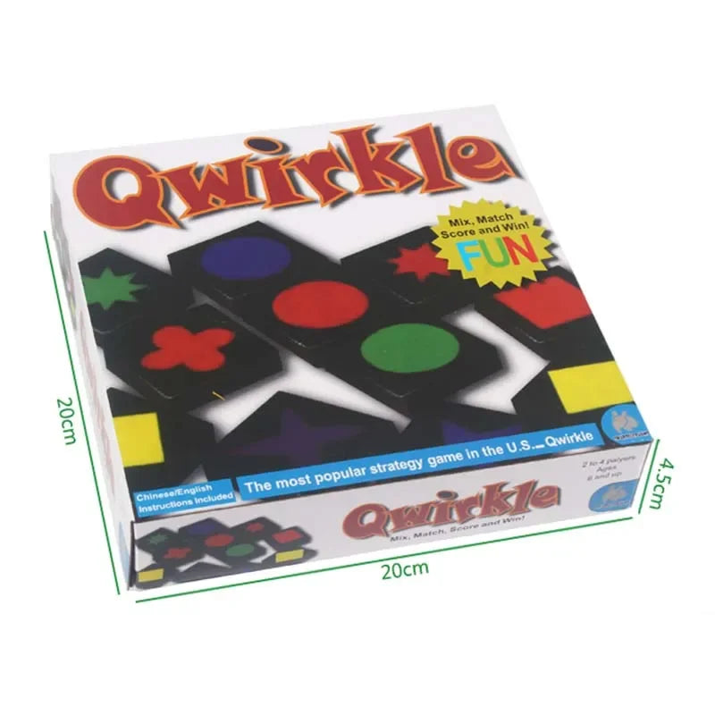 New Children's Educational Toys Qwirkle Wooden Chess Parent-child Interactive Games Kids Adult Hobbies Gifts Learning Toys Play