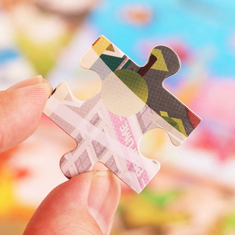 Puzzle 3D Montessori Animaux en Bois - 30 Pièces