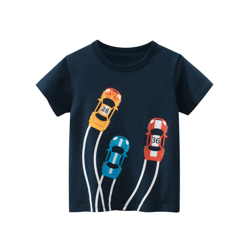 T-shirt Enfant Coton Cartoon Été