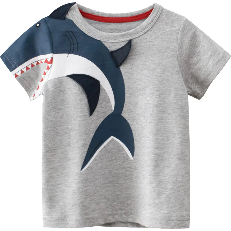 T-shirt Enfant Coton Cartoon Été