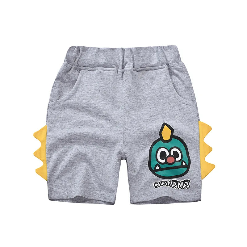 Short Garçon Sport Broderie Dinosaure