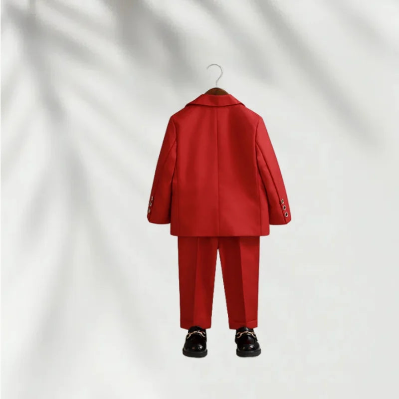 Costume Garçon 3 Pièces Blanc Mariage