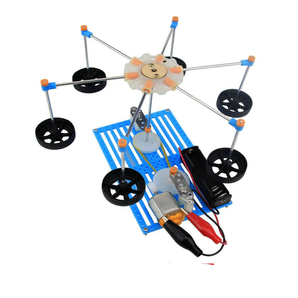 Kids Science Toy Technology Gadget Physics STEM Kit Electric Ferris Wheel Educational Toys for Children DIY Craft Toy