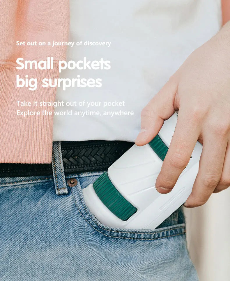 Kid Science Experiment Pocket Microscope Toy Kit 60-120x Educational Mini Handheld Microscope with Light Children STEM Toys Gift