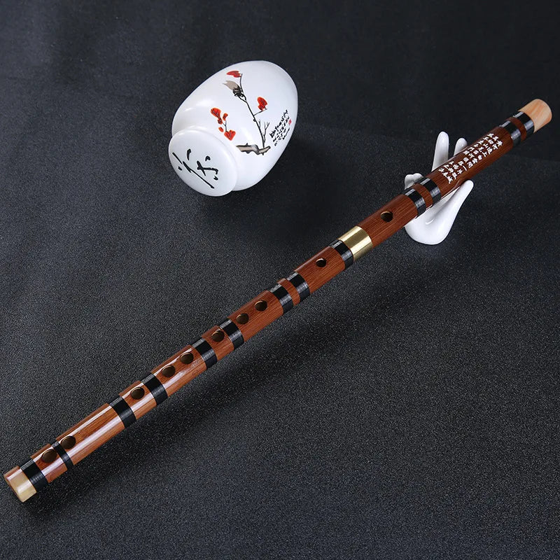 Wind Transverse Flute Small Mini Flute Chinese Traditional Professional Musical Instrument Climber Accessories Music Oud Block
