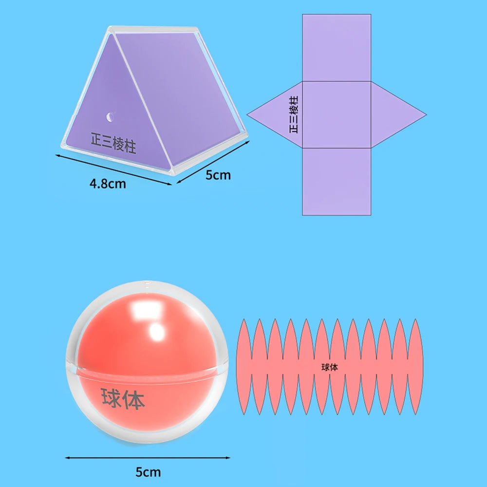 12/16/20 Geometry Demonstration Models Spatial Structure Visualization Tools for STEM Education Teaching Kits