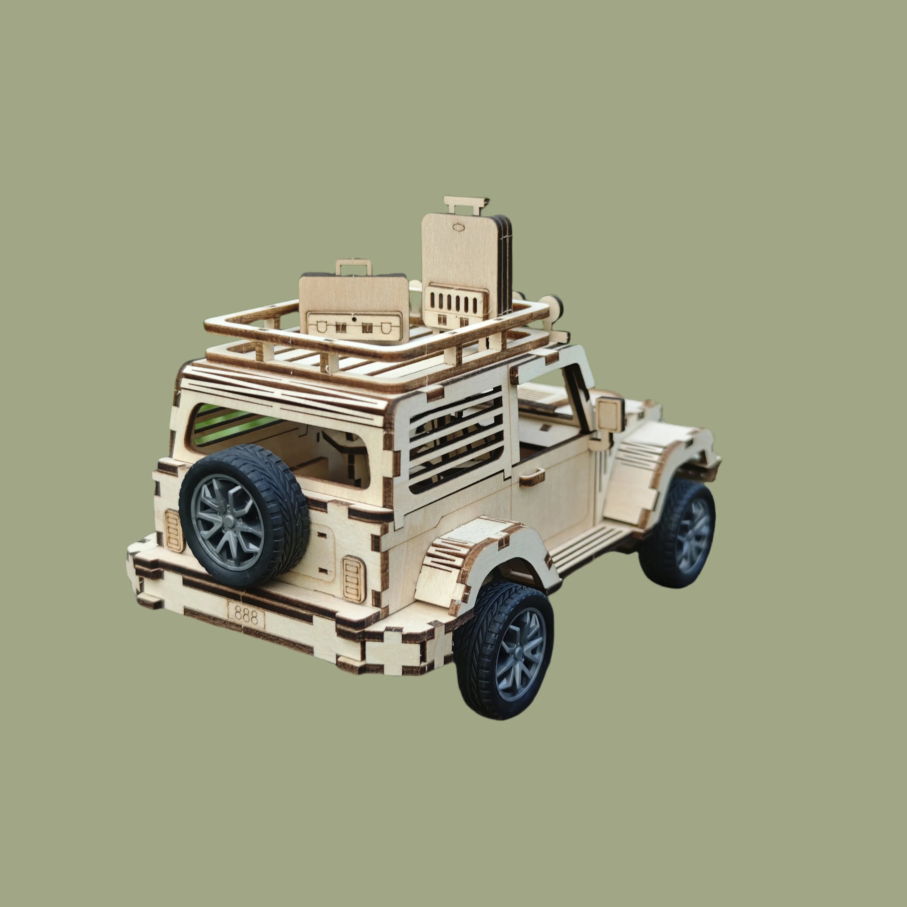 3D DIY Wooden Puzzle - Assembly, Thinking & Entertainment - Ideal Christmas, New Year & Birthday Gift