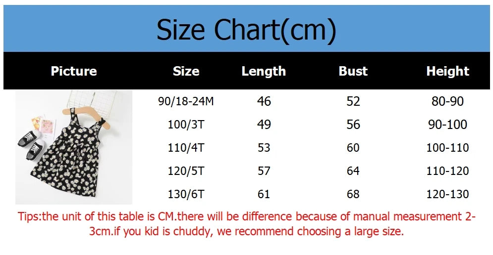 Robe Fille Imprimé Marguerites Été