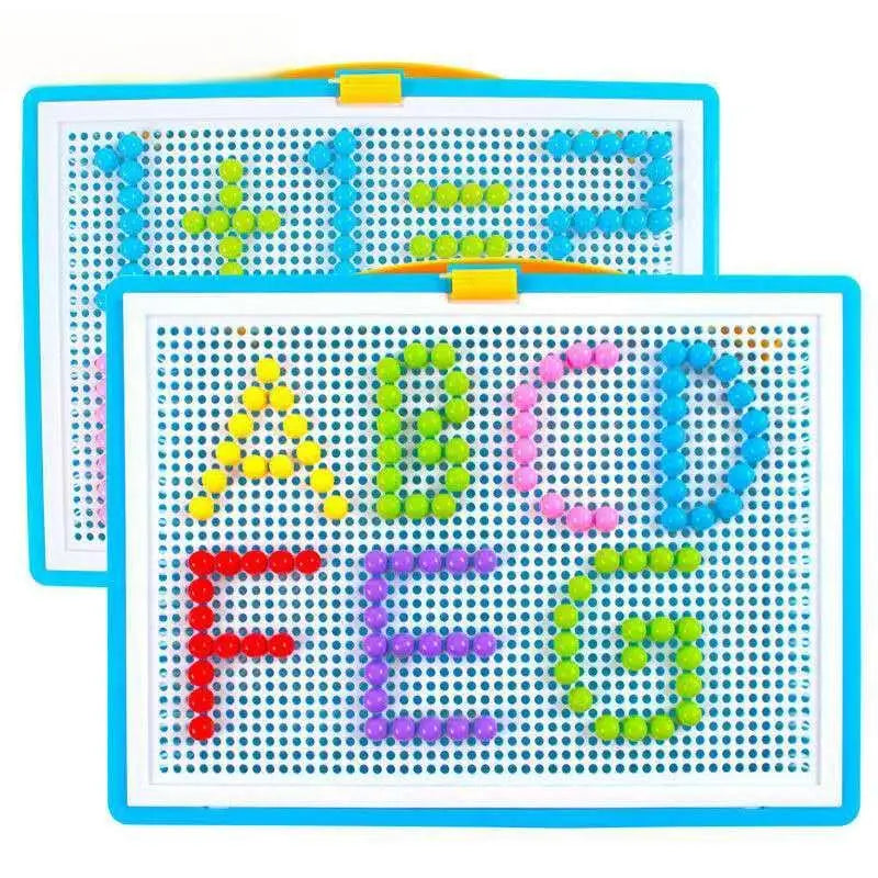 296pcs 3D Puzzle Educational STEM Toys, Mushroom Grain Design Boxed Building Board Games for Kids Learning Activities