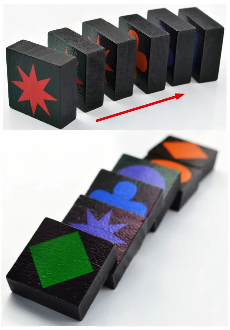 New Children's Educational Toys Qwirkle Wooden Chess Parent-child Interactive Games Kids Adult Hobbies Gifts Learning Toys Play