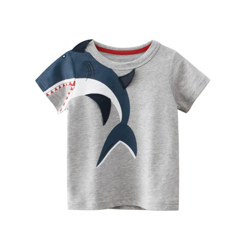 T-shirt Enfant Coton Cartoon Été